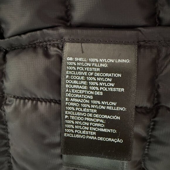 The North Face Women's ThermoBall Long Puffer Jacket, Black, Size L, NWT - Picture 7 of 16